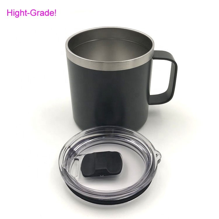 Wholesale custom stainless steel double wall personalized thermos 450ml coffee mug with new magslider lid