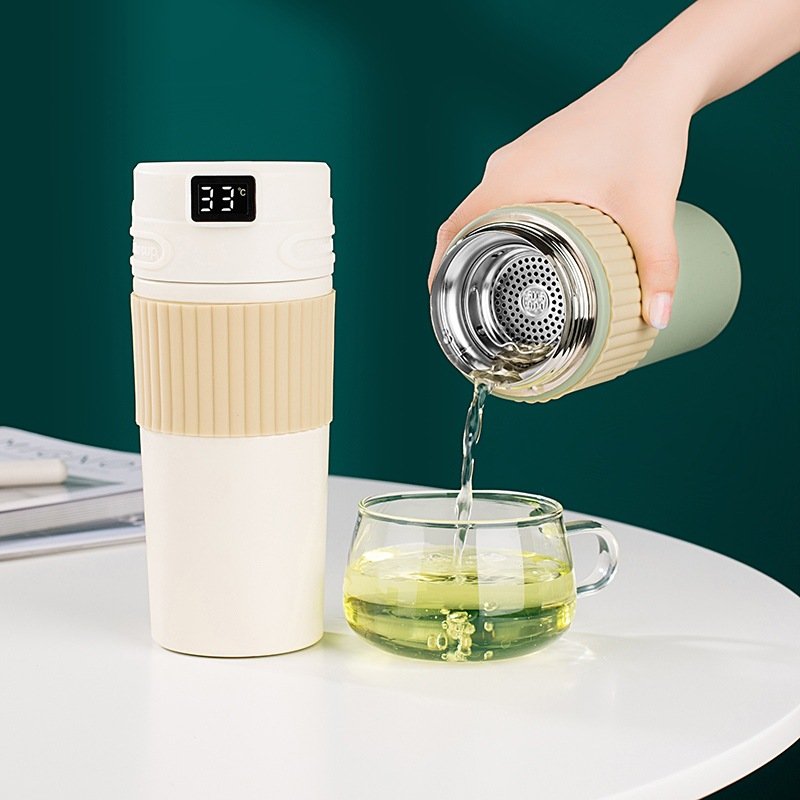 2021 hot sale intelligent smart water bottle thermos cup with led temperature display