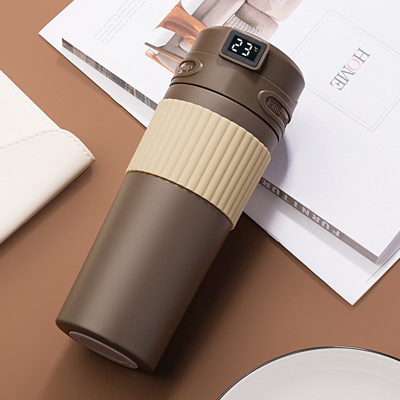 2021 hot sale intelligent smart water bottle thermos cup with led temperature display