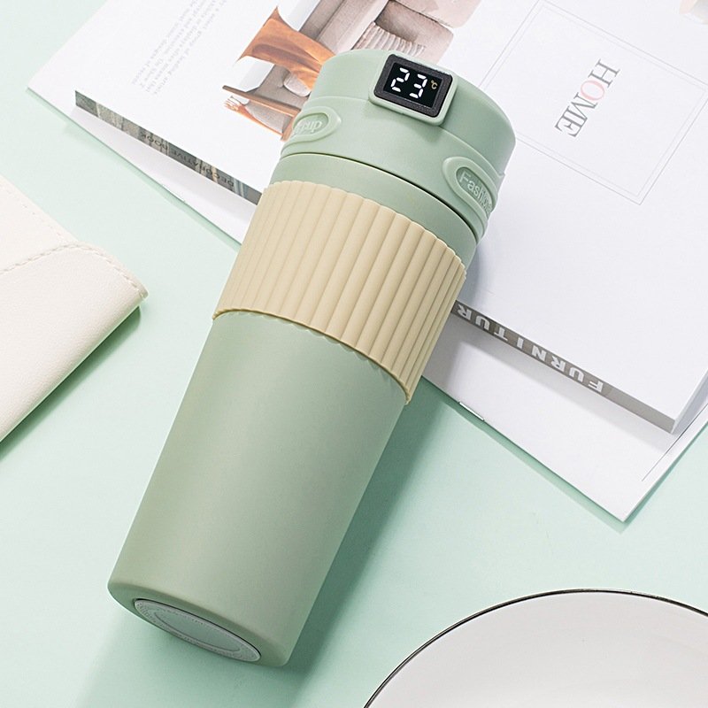 2021 hot sale intelligent smart water bottle thermos cup with led temperature display
