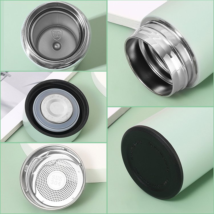 LED Display Smart Water Bottle 500ml Stainless Steel Thermos Vacuum Flasks
