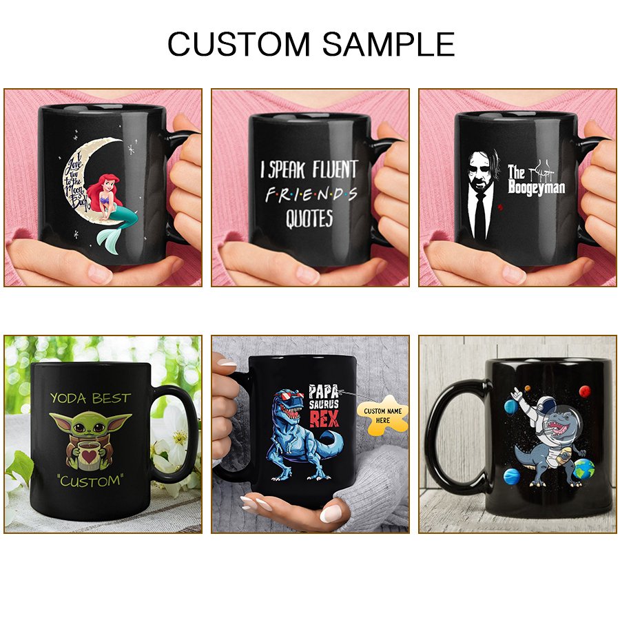 mug supplier personalized logo stoneware gold foam box custom 11 oz plain matte glossy ceramic black customizable coffee mug cup