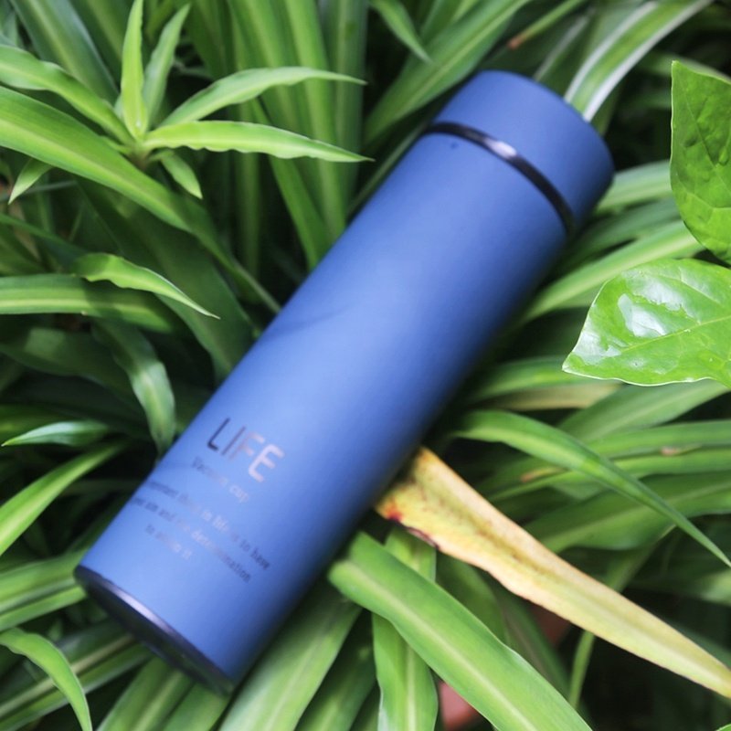 Wholesale promotion gift custom logo Life 350ml 500ml double wall bottle vacuum flask Stainless steel Water Bottle