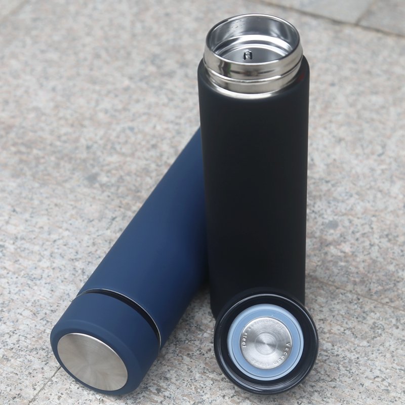 Wholesale promotion gift custom logo Life 350ml 500ml double wall bottle vacuum flask Stainless steel Water Bottle
