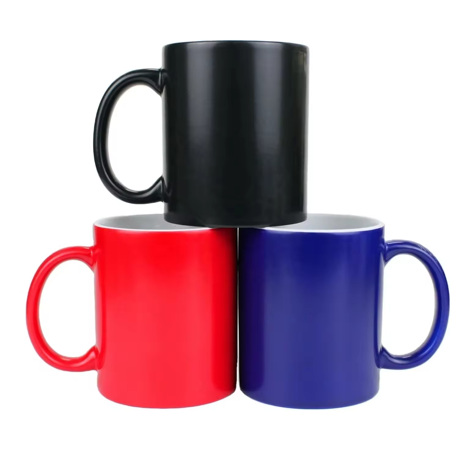 Custom 11oz Heat Sensitive Hot Water Matte Magic Coffee Mug Sublimation Blank Color Changing Mug