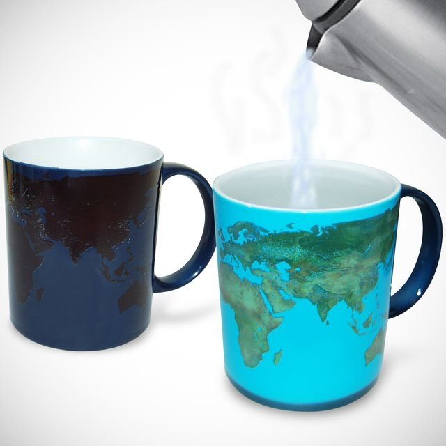 Custom 11oz Heat Sensitive Hot Water Matte Magic Coffee Mug Sublimation Blank Color Changing Mug