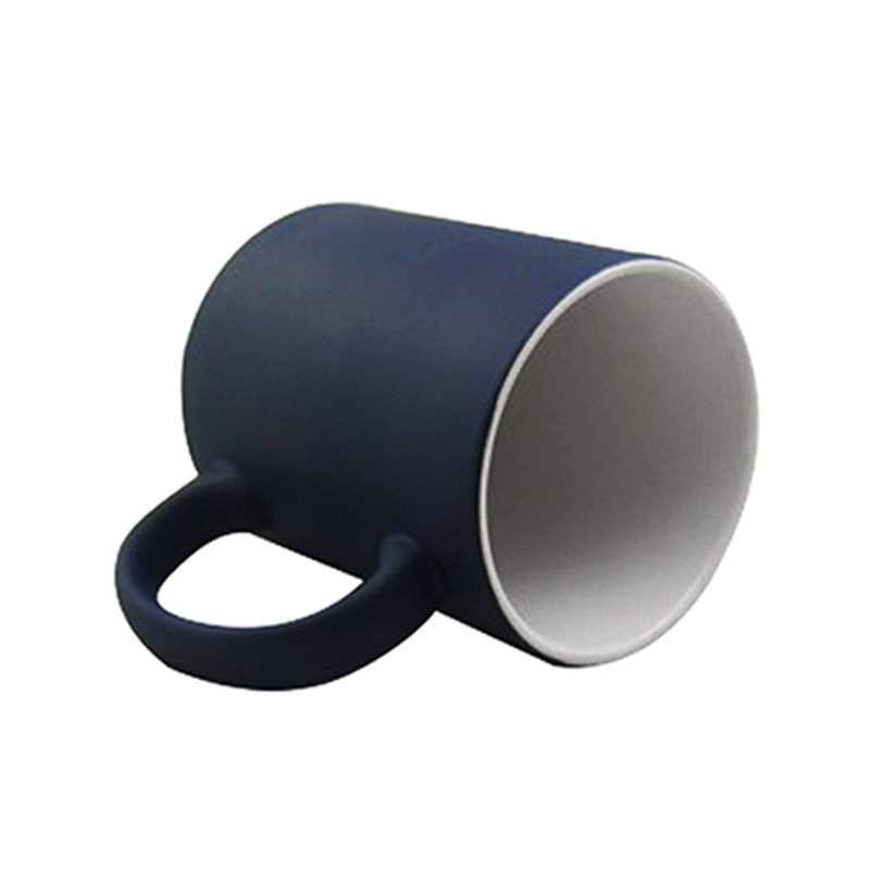 Custom 11oz Heat Sensitive Hot Water Matte Magic Coffee Mug Sublimation Blank Color Changing Mug