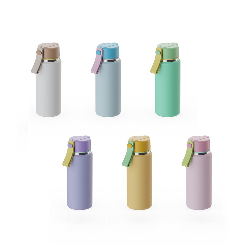 Mini Portable Thermos Cups Macaron Colored Pocket Mugs Small Capacity Stainless Steel Water Bottles