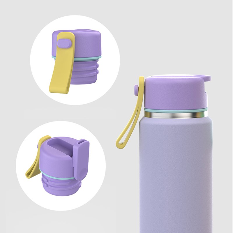Mini Portable Thermos Cups Macaron Colored Pocket Mugs Small Capacity Stainless Steel Water Bottles
