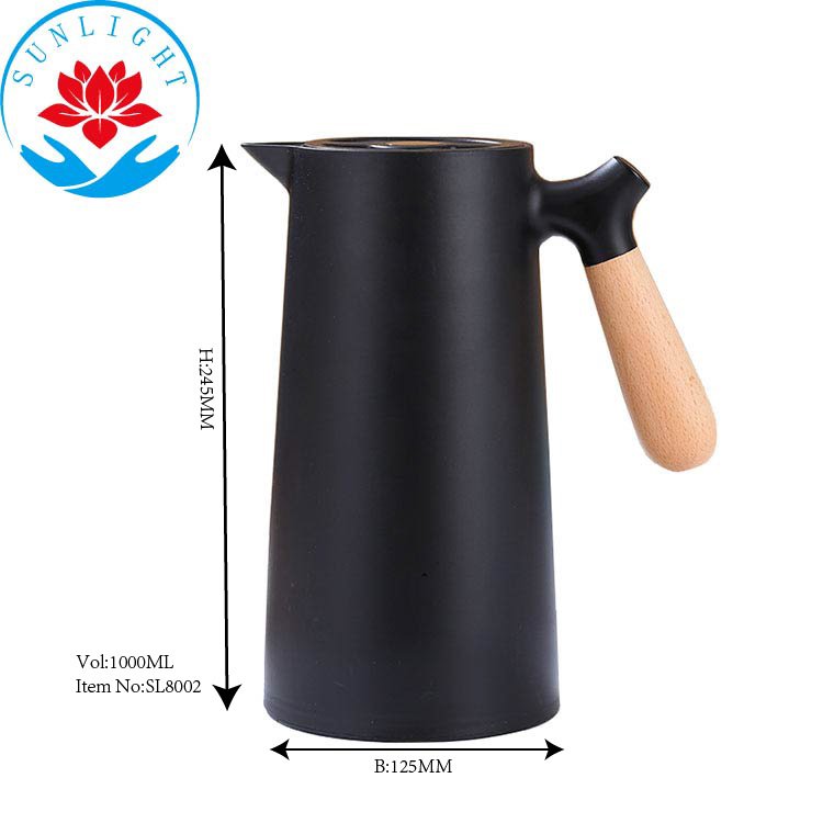 Factory Price 2024 Household Fashion Ins Hot Sale Black Arabic Turkish Coffee Thermos Vacuum Flasks Tea Pot