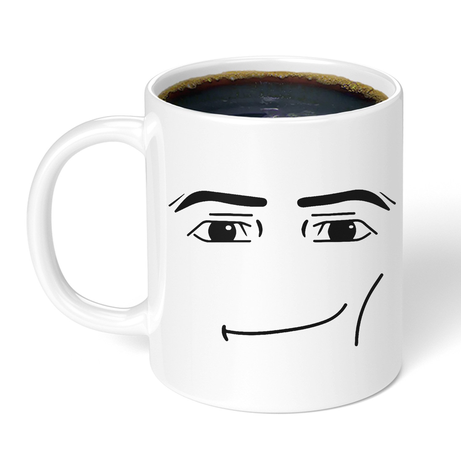New Innovation Custom Facial Expression Porcelain Ceramic Coffee Milk Water Cup Mug With Best Services