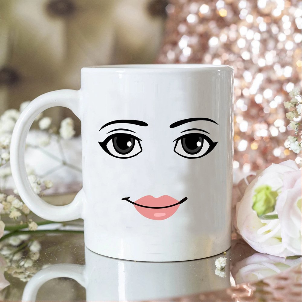 New Innovation Custom Facial Expression Porcelain Ceramic Coffee Milk Water Cup Mug With Best Services