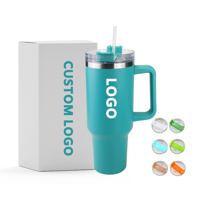 2023 New Popular 40oz Stainless Steel Travel Coffee Mug Adventure Handgrip Mugs Big Capacity Travel Mug