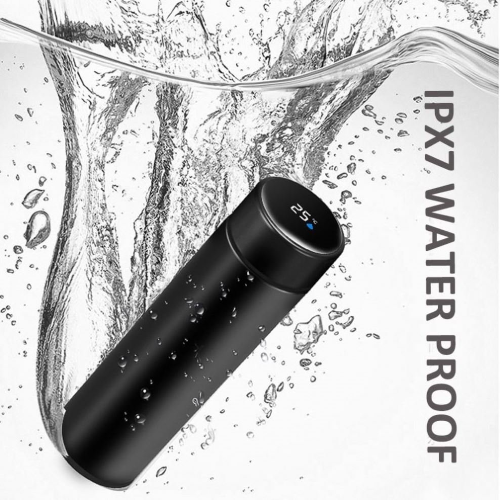 FACTORY OEM LED temperature display thermal vacuum flasks thermos cup stainless steel led smart water bottle with tea infuser