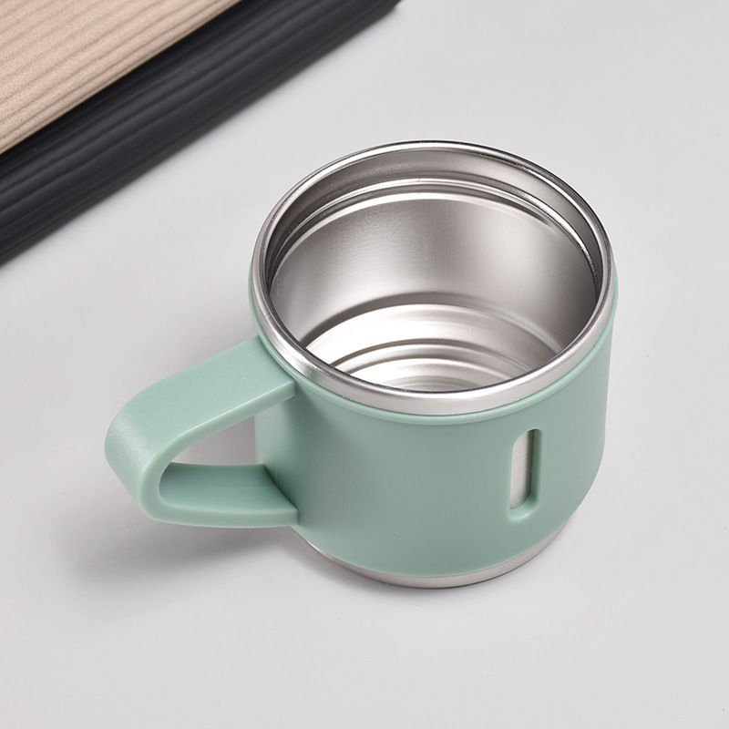 Christmas Gift 3pcs Outdoor Travel Coffee Tea thermos Vacuum flask stainless steel water bottle gift set with 2 cup