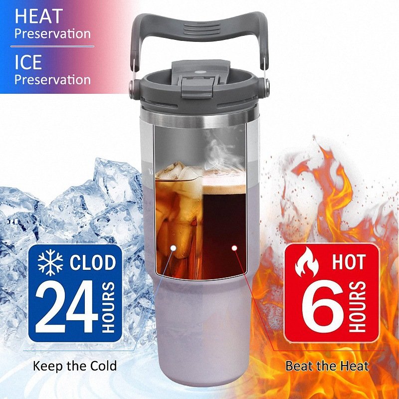 Custom Logo Gym Sport Hot Insulated Custom Stainless Steel Vacuum Flask Drinking Travel Water Bottles With Straw