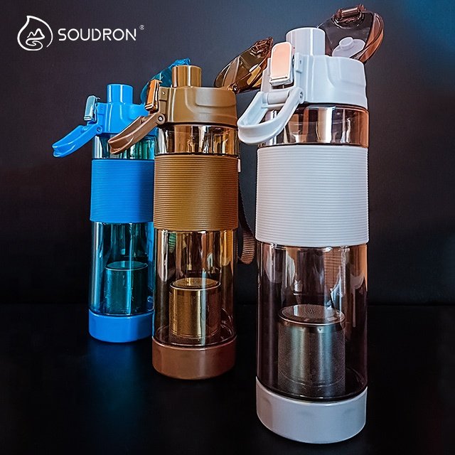 650ml hydrogen zinc water flask plastic sport bottle mineral stone water cup alkaline water bottle