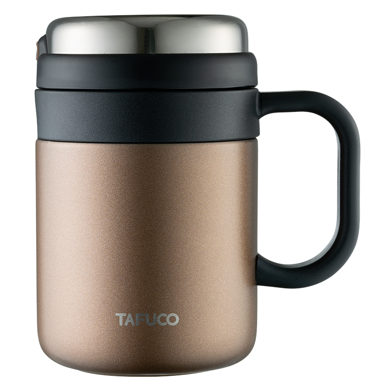 Tafuco Thermos Vacuum Stainless Steel Portable Insulated Mug Strainer Tea Cup