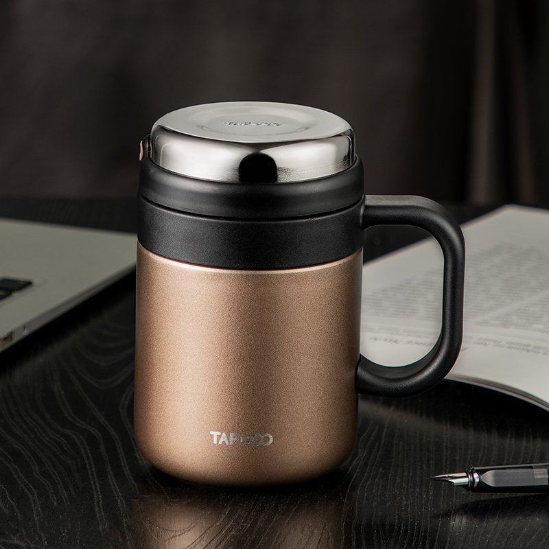 Tafuco Thermos Vacuum Stainless Steel Portable Insulated Mug Strainer Tea Cup