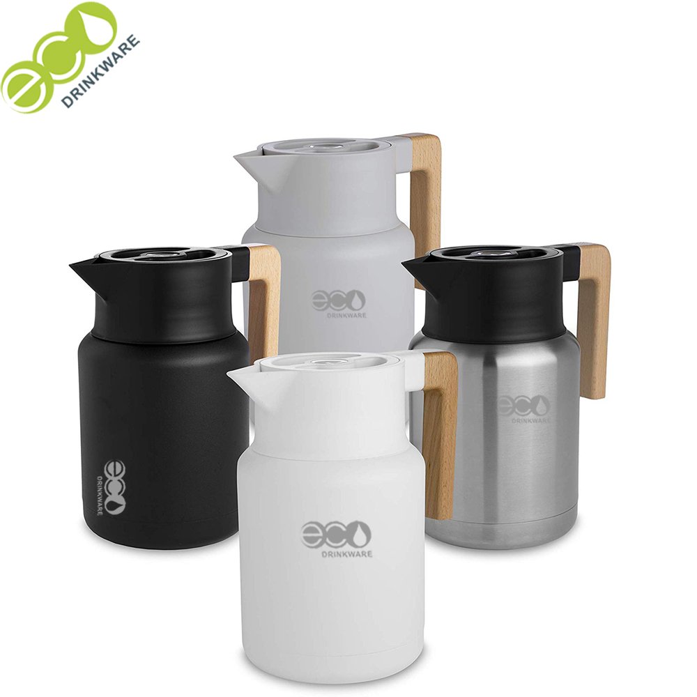 GT006 Double Wall Vacuum 304 Stainless Steel Thermos Vacuum Carafe Flask Insulated Pot Thermal Pot teapot with infuser