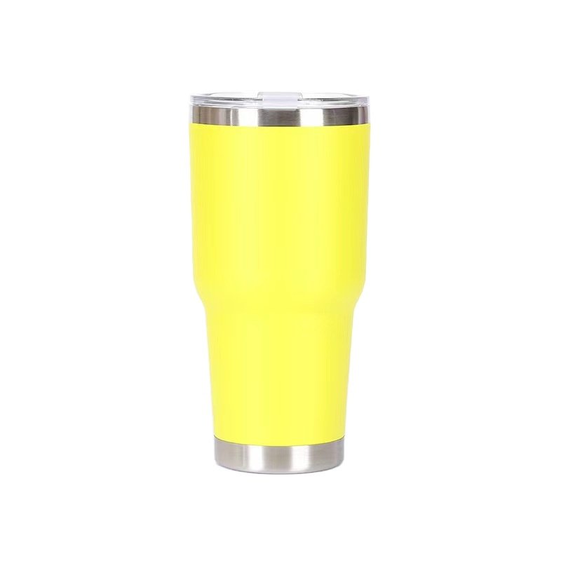 30oz Custom Thermo Cup Double Wall Vacuum Stainless Steel Coffee Cup Mug Sublimation Wine Travel Tumblers Wth Straw