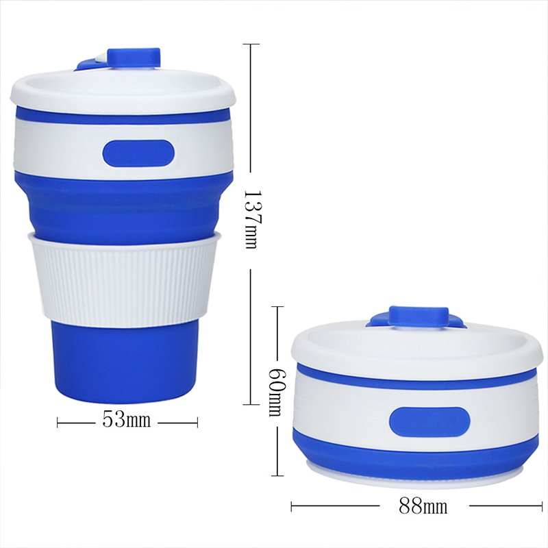 Wholesale Private Label Bpa Free Expandable Collapsible Folding Water Bottle Travel Sports Drink Silicone Foldable Water Bottle