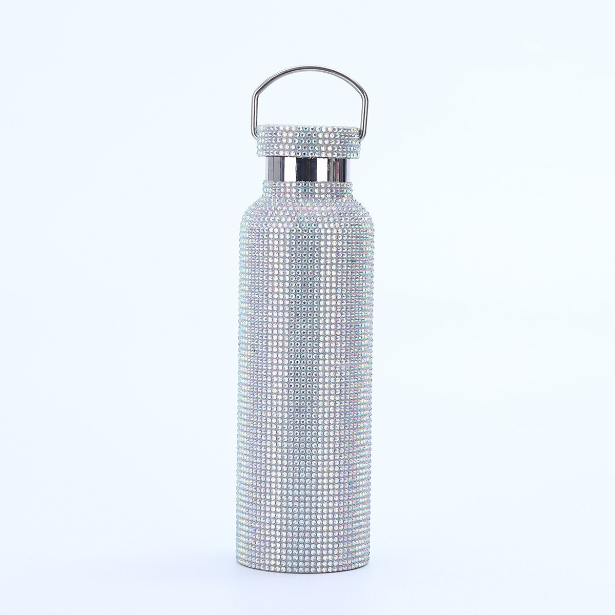 2024 Wholesale 40oz Rhinestone Diamond Stainless Steel Mug with Handle Simple and Stylish Thermos Mug With Lid