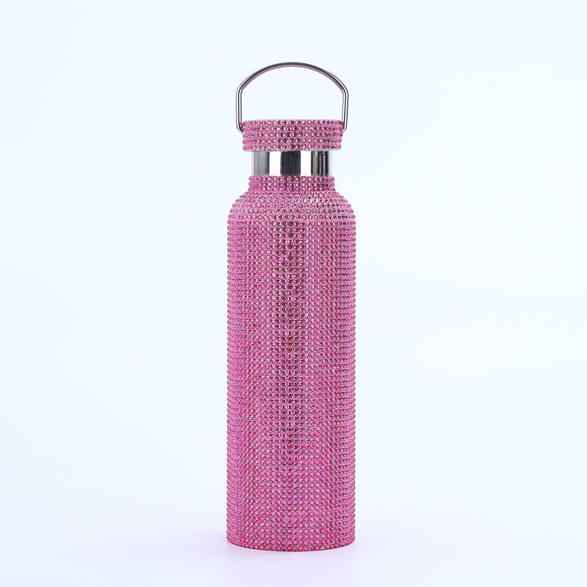 2024 Wholesale 40oz Rhinestone Diamond Stainless Steel Mug with Handle Simple and Stylish Thermos Mug With Lid