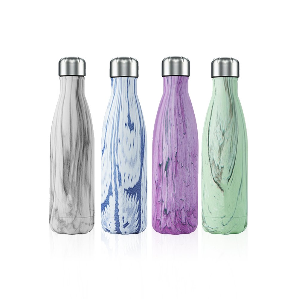 350Ml 500Ml 750Ml 1L Double Wall 304 Stainless Steel Creative Cola Shape Insulated Vacuum Flask for Outdoor Sports