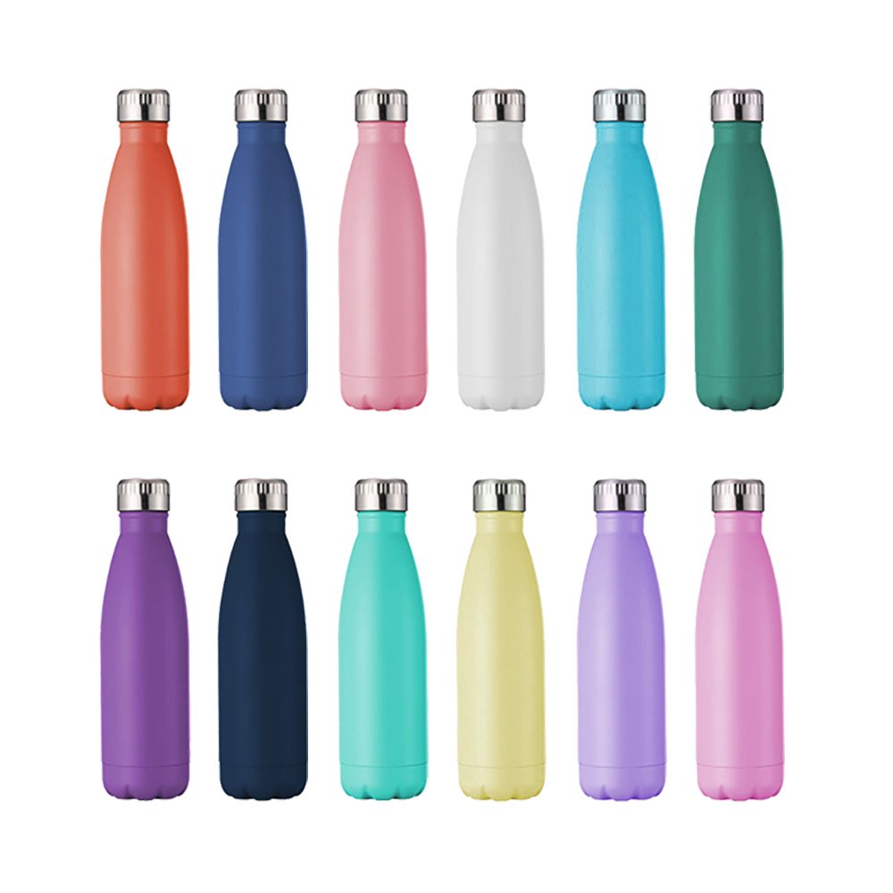 350Ml 500Ml 750Ml 1L Double Wall 304 Stainless Steel Creative Cola Shape Insulated Vacuum Flask for Outdoor Sports