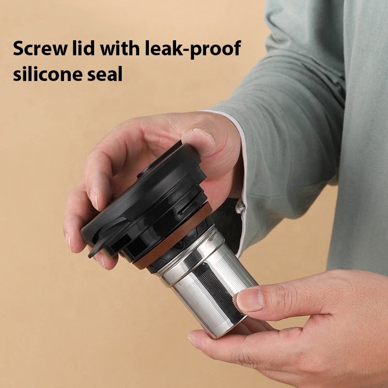 304 Stainless Steel 800ml Thermo Flask Pot Home Kettle Coffee Thermos Mug Grip Teapot Vacuum Cup Water Bottles