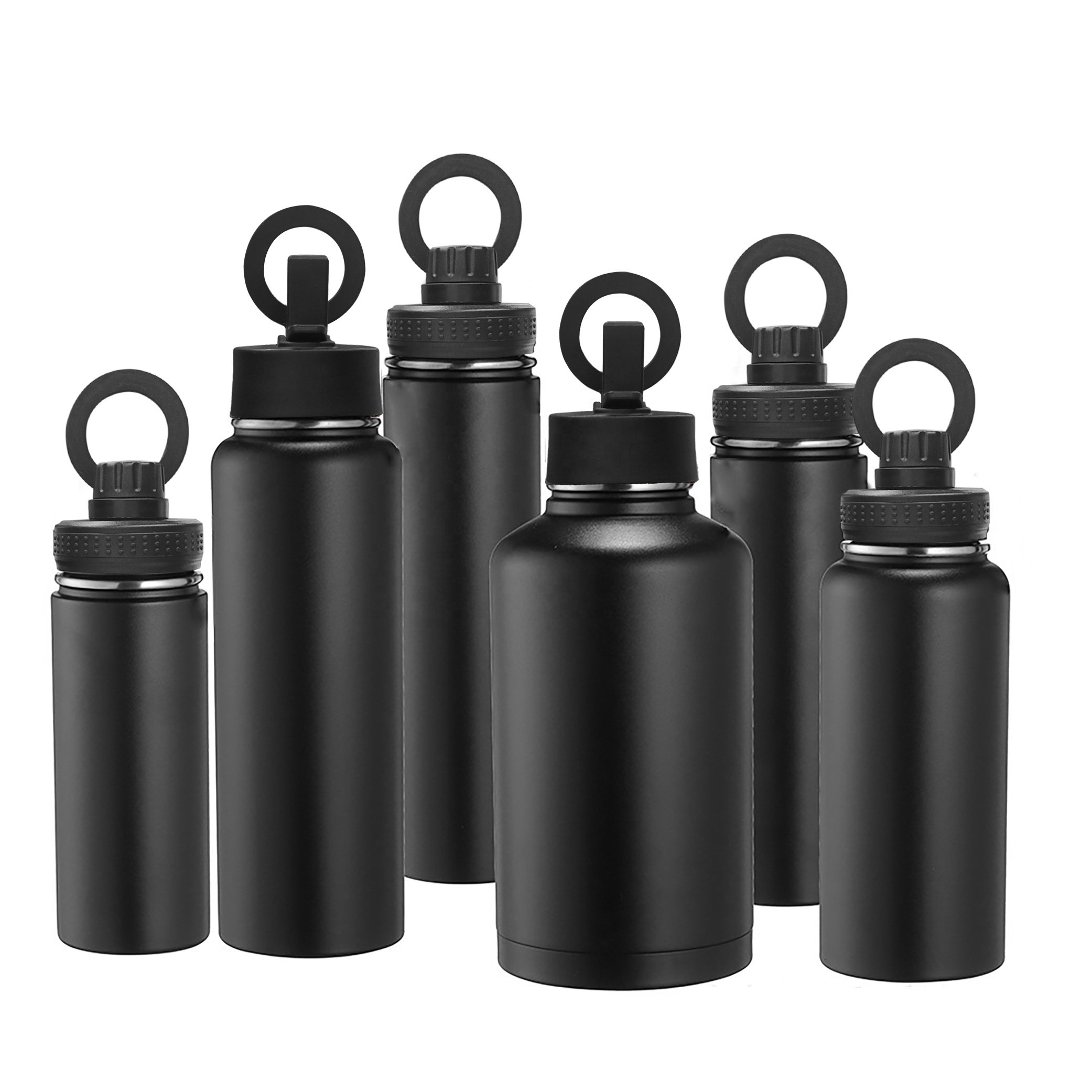 Sport Water Bottle With Magnetic Phone Holder Insulated Water Flask Bottle Sport Water Bottle With Magnetic Phone Mount Stand