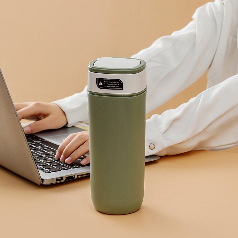 Stainless Steel Coffee Mug With Lid Large Portable Double Wall Travel Leakproof Tumbler Vacuum Insulated Water Cup With Lid
