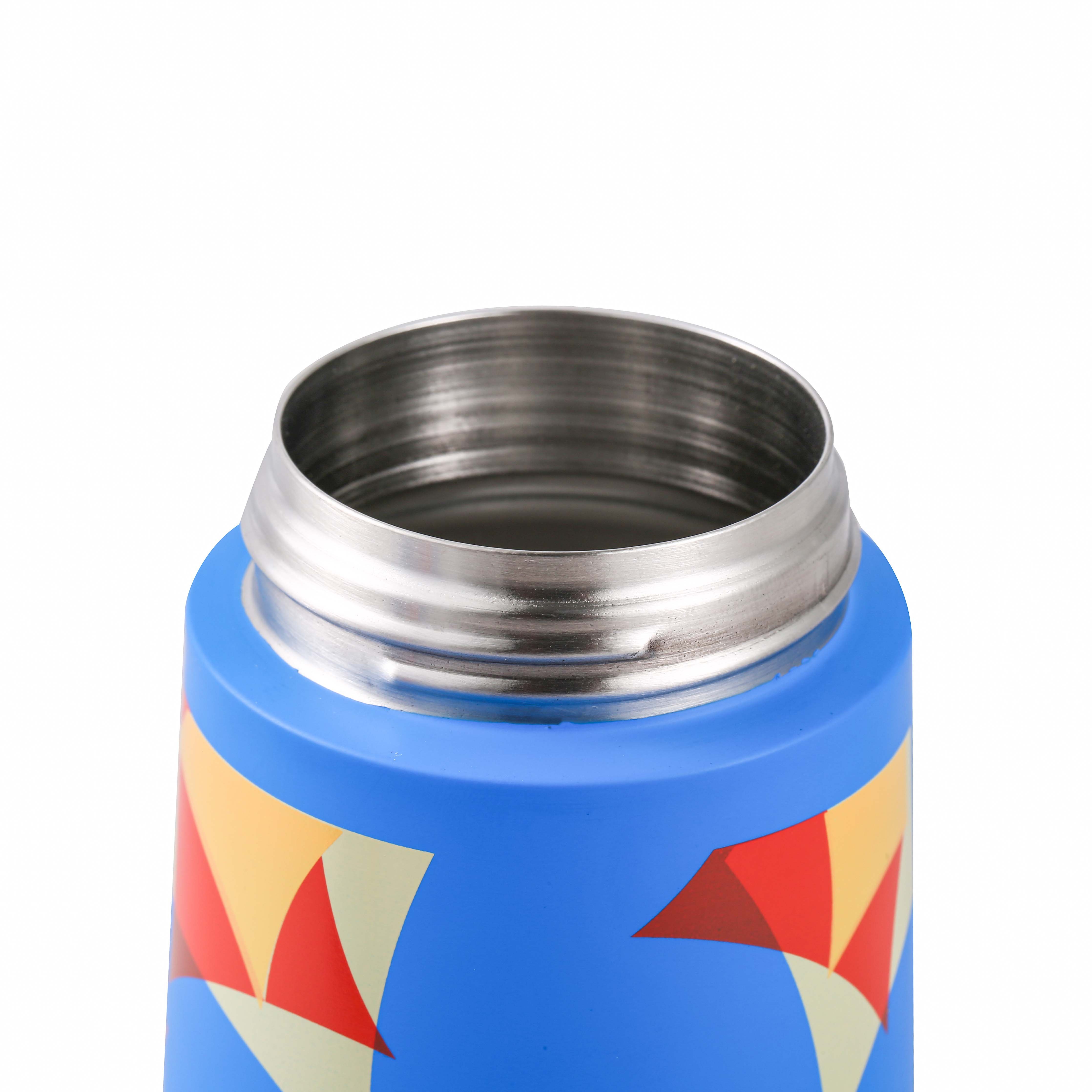 Custom logo bike travel kids BPA free tritan water bottle sports double wall insulated vacuum flask stainless steel