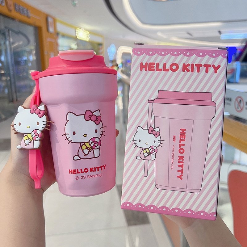 Lakuna Customized Cinnamon Roll Kawaii Kitty Pochacco Water Bottle Cartoon 480mL Thermal Water Cup Business Gift
