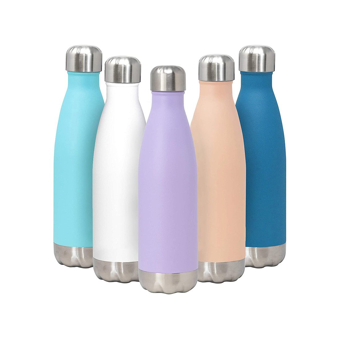 Stainless Steel Double Wall Water Bottle 2021 Vacuum Gym Water Bottle With Straw Lid Keeps Water Hot and Cold for 24 Hours