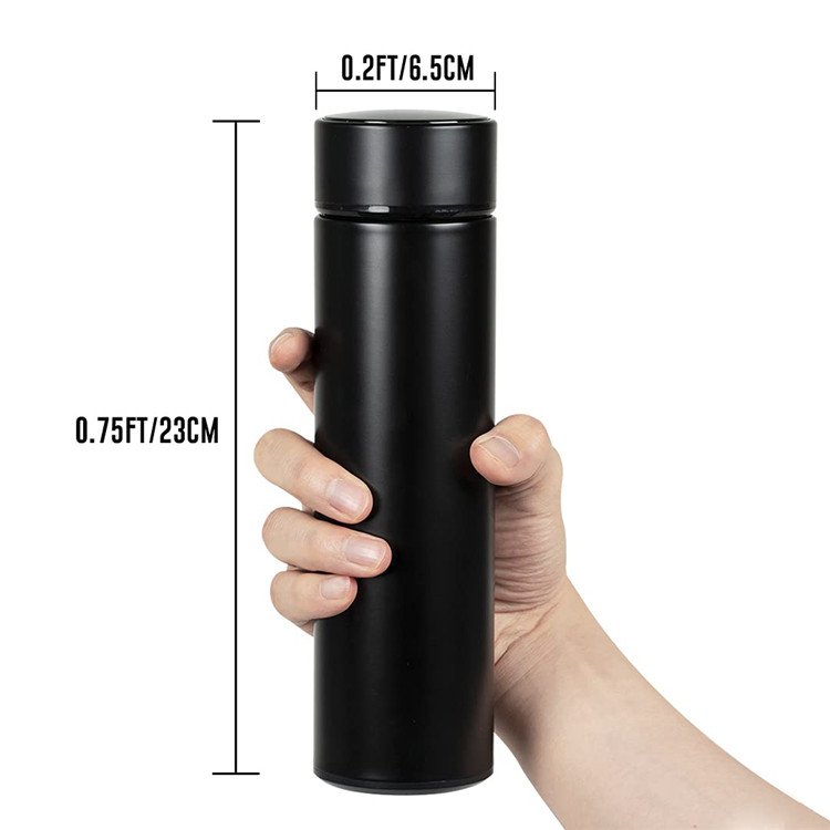 Smart Stainless Steel Water Bottle With Led Temperature digital Display Vacuum Insulated Thermo Tumbler Cups In Bulk