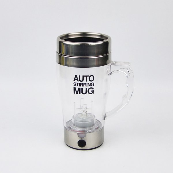 Christmas 2024 Promotional Gifts 300ml Auto Self Stirring Coffee Mug Automatic Mixing Cup With Handle
