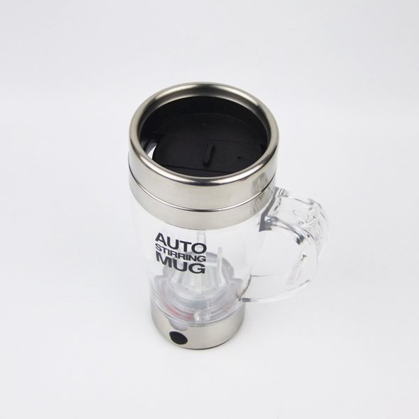 Christmas 2024 Promotional Gifts 300ml Auto Self Stirring Coffee Mug Automatic Mixing Cup With Handle