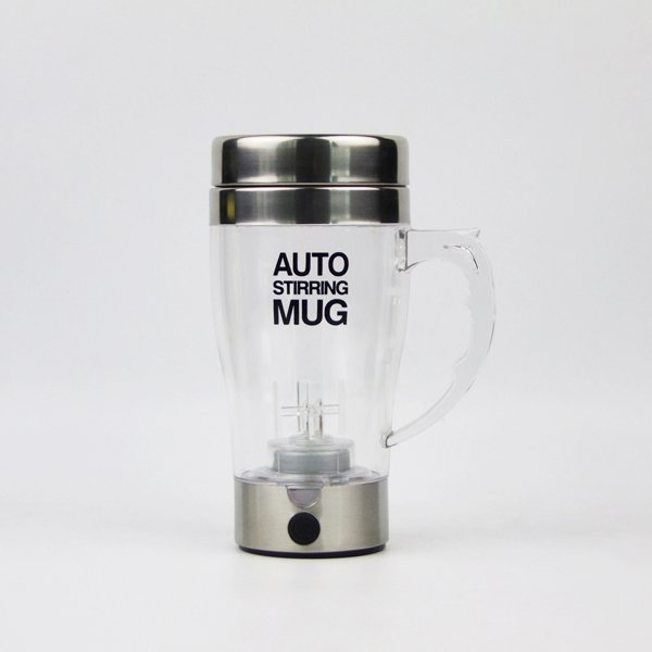 Christmas 2024 Promotional Gifts 300ml Auto Self Stirring Coffee Mug Automatic Mixing Cup With Handle