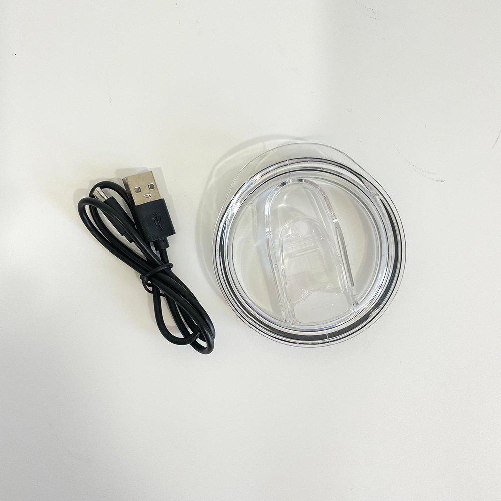 USA Warehouse 16oz 20oz white sublimation speaker tumbler Straight wireless music cup Smart Water Bottle For Heat Press Printing