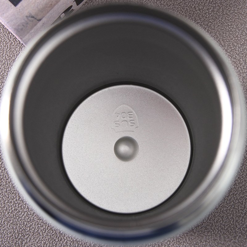 Recycle 380ml Best Seller Double Vacuum Custom Stainless Steel Thermos Travel Mug With Bouncing Lid