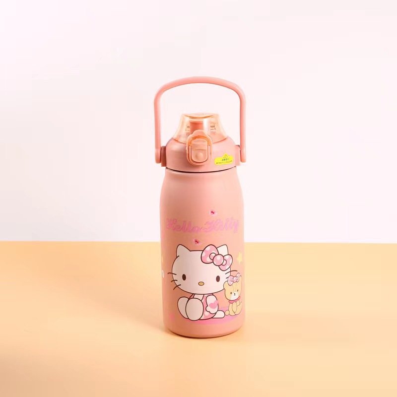 Factory Customize Sanrioo Thermos Mug Kuromi Cartoon 316 Stainless Steel Portable Water Cup Travel Bottle Kawaii Cups Kids Gift