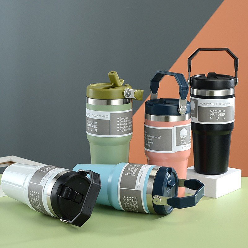 20oz Classic Series IceFlow Stainless Steel Tumbler with Straw Vacuum Insulated Water Bottle