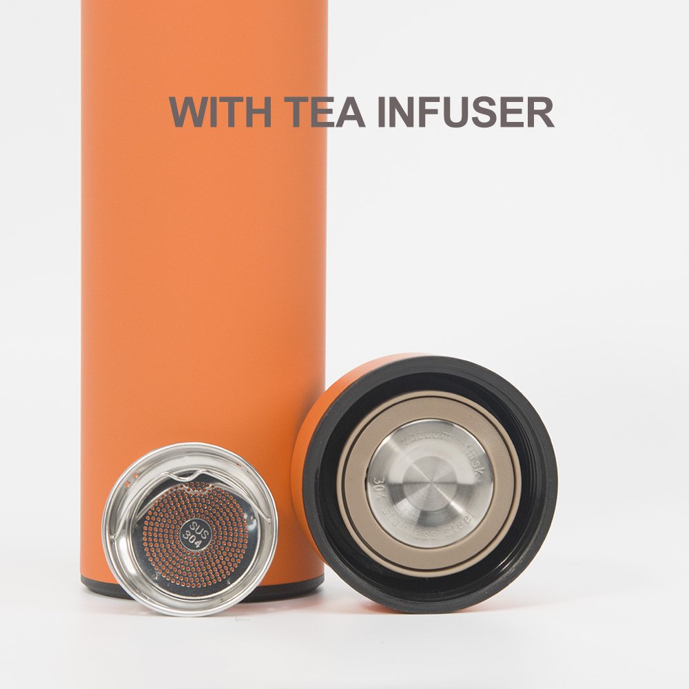led digitales Smart drinkware 304 stainless steel vacuum flasks digital thermos Temperature display thermos cup with screen
