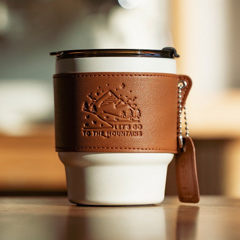 2024 new Mini Thermal Mug Stainless Steel Coffee can With Cup sleeve Travel Cup Leak Proof Vacuum Flasks for Indoor and Outdoor