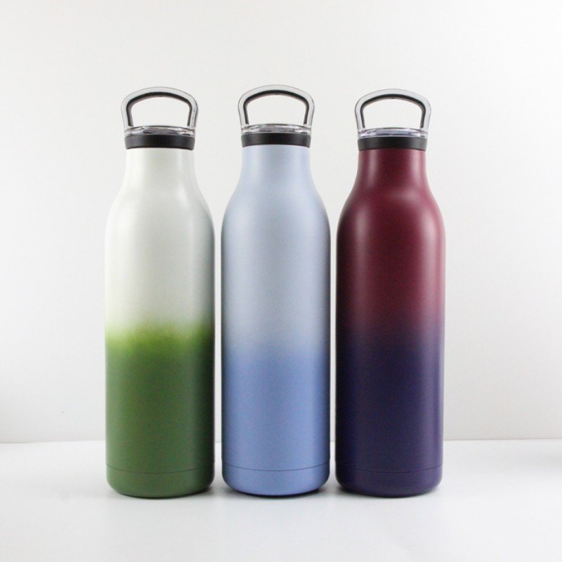 double-Wall thermal Insulated stainless steel sports Water bottle thermos vacuum Flask