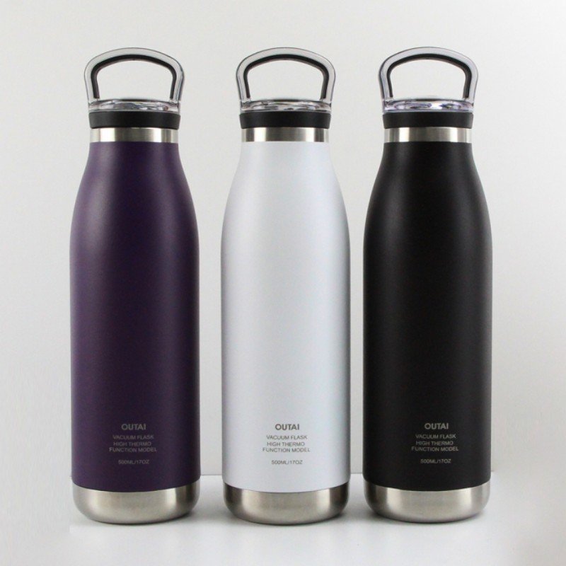 double-Wall thermal Insulated stainless steel sports Water bottle thermos vacuum Flask
