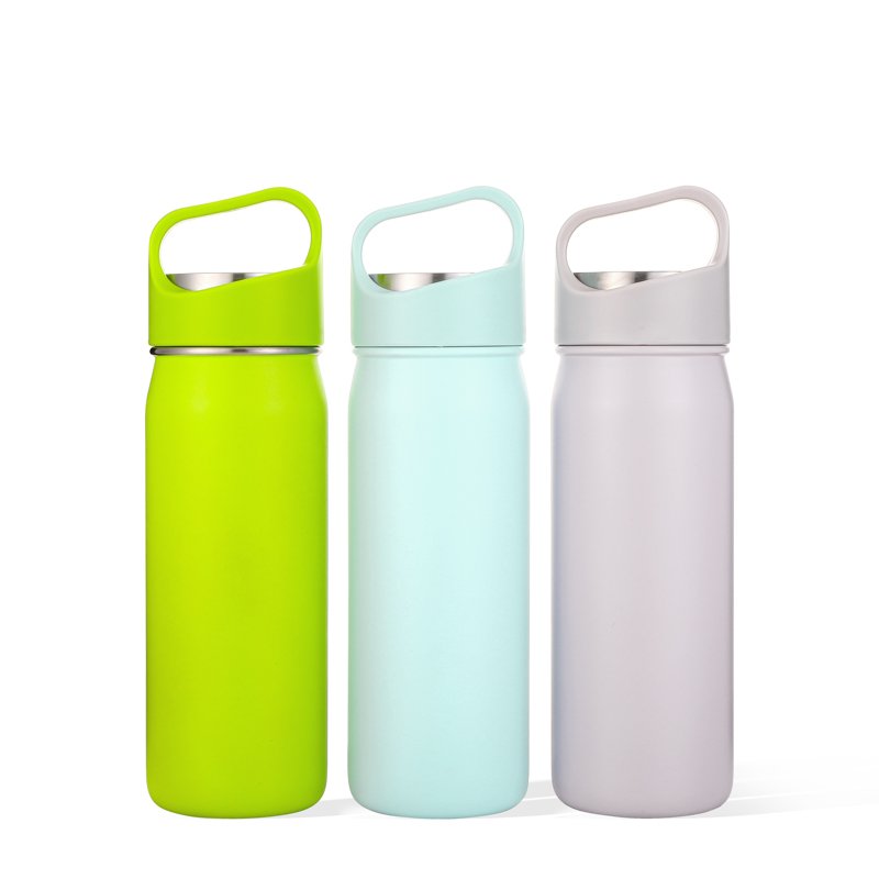 Best Sellers Everich 18 OZ Vacuum Insulated Water Bottle Double Wall 304 Stainless Steel Flask Water Bottle with Handle Lid