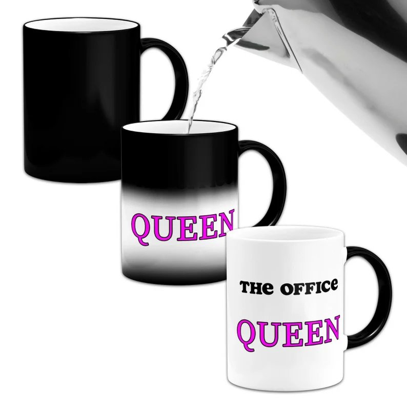 11oz Funny Style Heat Sensitive Color Changing Ceramic Coffee Mug